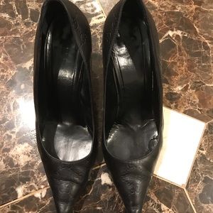 Authentic Gucci Black Heels Size 10